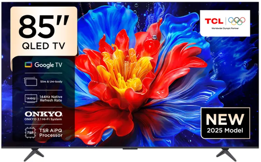 TCL 85P8K QLED 144Hz Google TV 85 Inch