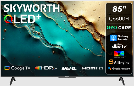 Skyworth 85Q6600H QLED Google TV  85 Inch