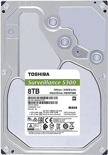 Toshiba S300 8TB Surveillance HDD