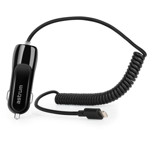 Astrum CC390 MFi Lightning Car Charger 12W Spring Cable 24m