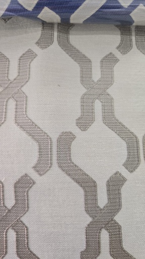 River Fabric Allegra Natural Curtain Fabric 280cm