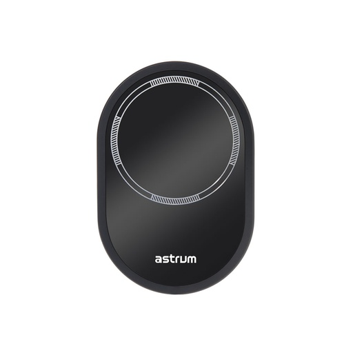 Astrum CW510 Magnetic Wireless Car Charger 15W Air Vent Mount with Fast Charging, Smart IC & 360° Rotation Black SKU: A92051-B