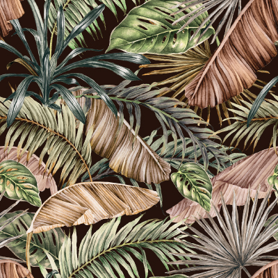 Silkhouse Sylvester Evergreen Botanical Fabric 280cm