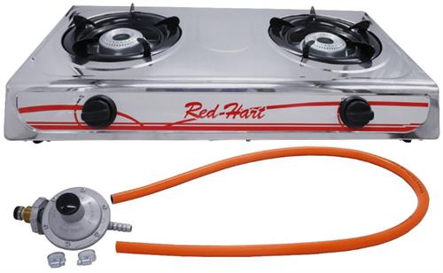 Casey 2 Plate Stainless Steel Gas Stove
