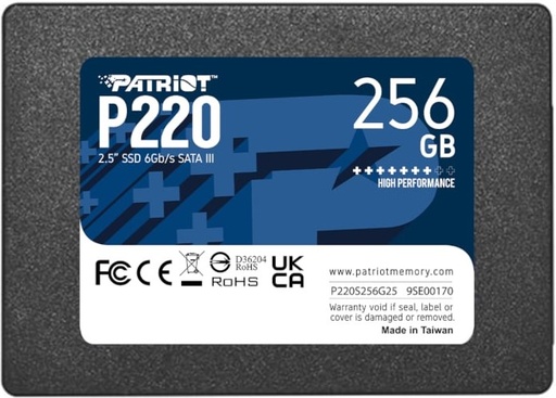 Patriot P220 256GB SATA III SSD