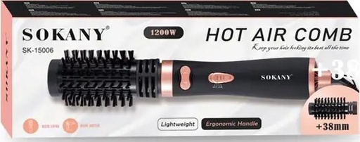 Sokany 1200W 2‑in‑1 Hot Air Comb Dryer