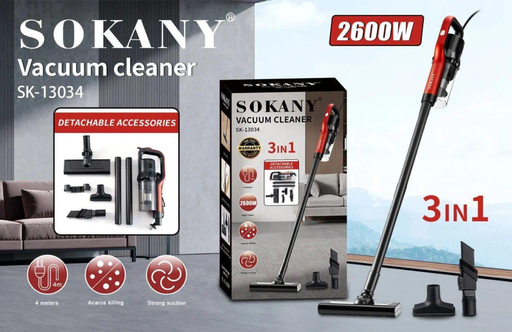 Sokany SK‑13034 2600W 3‑in‑1 Vacuum Cleaner