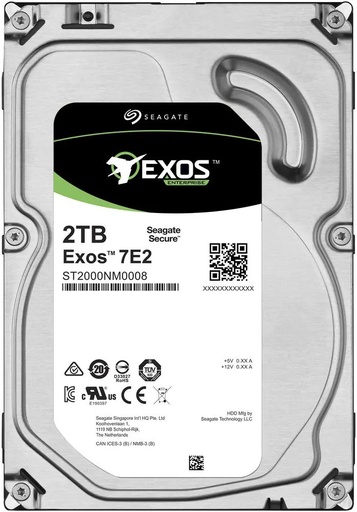 Seagate Exos 7E2 2TB Enterprise SATA HDD