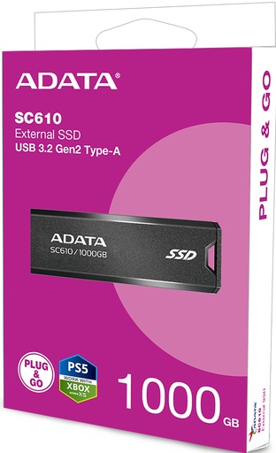 Adata SC610 1TB USB 3.2 Gen2 SSD