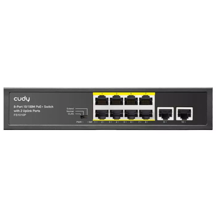 Cudy FS1010PG 8‑Port Fast Ethernet PoE Switch