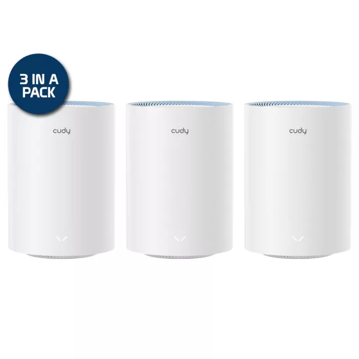 Cudy CD‑M12003 WiFi 5 Mesh 3‑Pack Router  