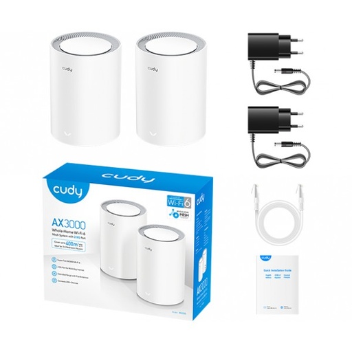 Cudy CD‑M30002 WiFi 6 Mesh 2‑Pack Router  